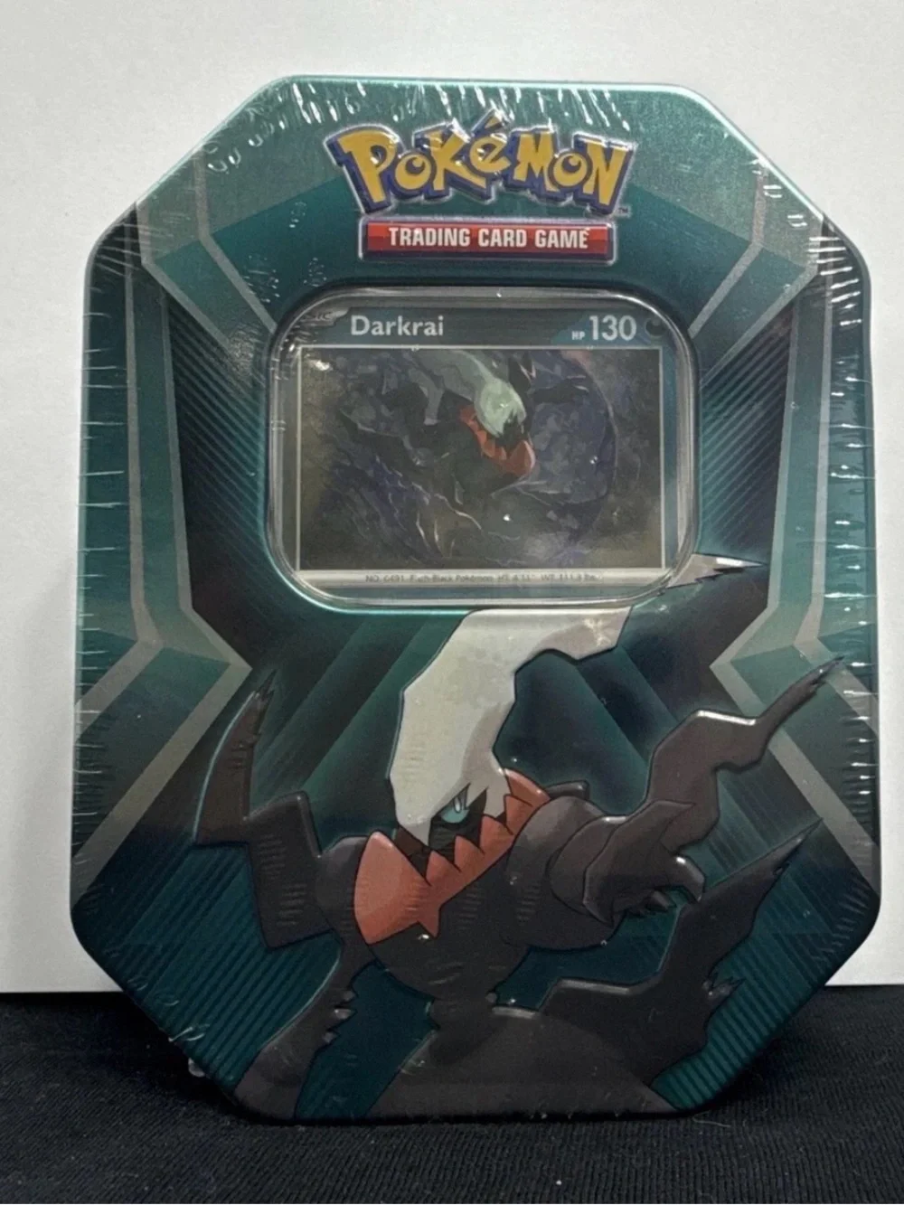 Pokemon Darkrai Tin - Teal, Black, White